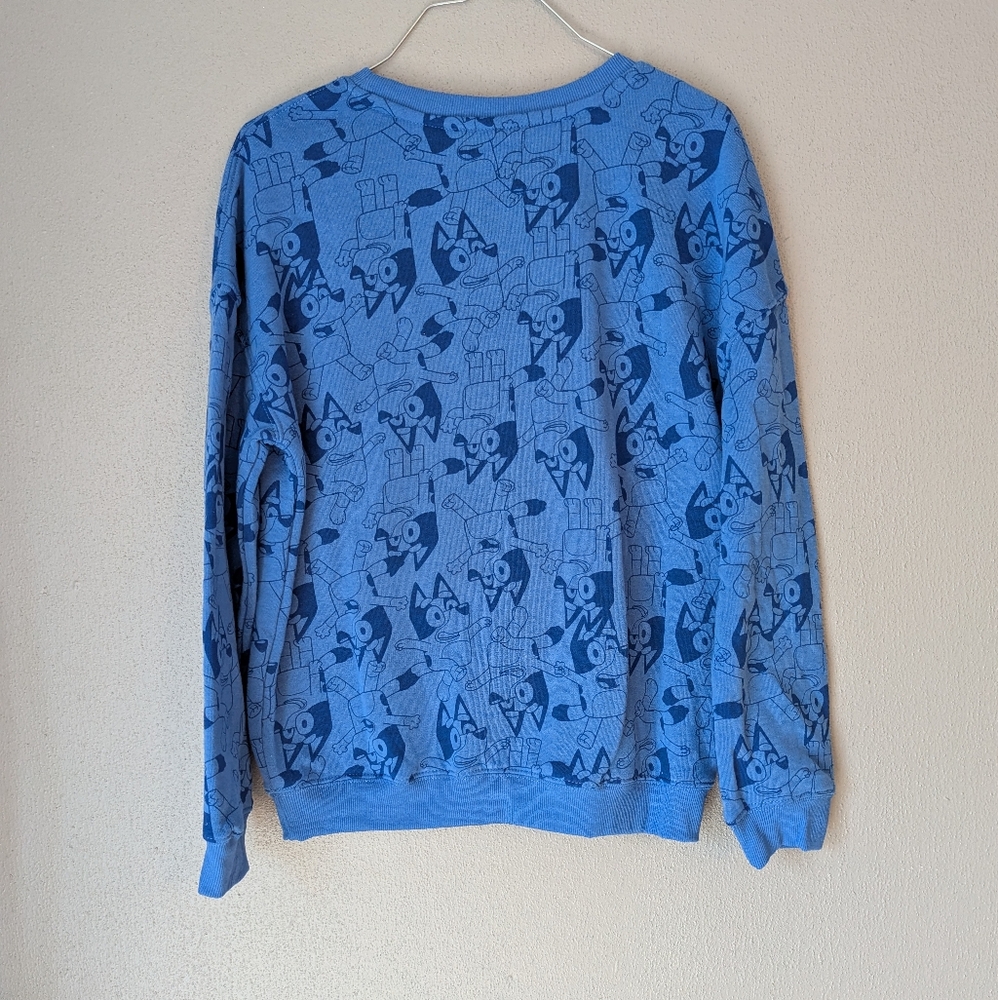 Bluey Sweatshirt With Embroidered Bluey - Picture 4 of 5